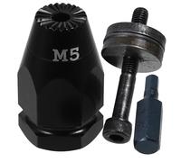 SHINEOFI Pneumatic Rivet Nut Head Assembly M5 Air Rivets Head Kit with Bearing Washer