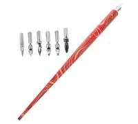 SHINEOFI Portable Calligraphy Dip Pen Set with Durable Nibs for Students and Artists Multi Functional Drawing Pens for Classroom Home and Travel Use for Beginners