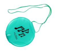 SHINEOFI Portable CD DVD Storage Case Holder, Music Note Disc Wallet with Zipper, Lightweight Vinyl Record Organizer Bag for Travel, Home and Car Media Protection