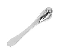 SHINEOFI Portable Eye Massager Facial Roller for Dark Circles and Fine Lines Reduction, Stainless Steel Zinc Alloy with Cream Application Function, for Travel and Business Trips