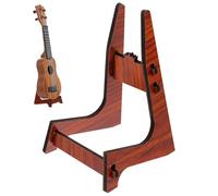 SHINEOFI Portable Holder a Stand Design and Ukulele Detachable Wooden with Please note that this item title example Strong Support, Foldable Floor Display is with Beautiful Appearance
