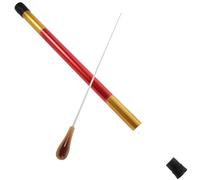SHINEOFI Portable Music Conductor Baton Featuring Enhanced Visual Effect with Storage Cylinder and Bend-resistant Metal and Plastic Design for Concerts and Orchestras for Students
