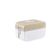 SHINEOFI Portable Plastic Medicine Storage Box with Multi-functional Compartments for Home and Workplace Use, High-capacity Pill Box Protecting against Damage