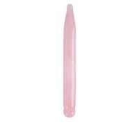 SHINEOFI Portable Rose Quartz for Face Acupoint Therapy, Natural Crystal Scraping Stick for Home Use and Professional Massaging Salon, Beauty Tool for Relaxation and Skin Care