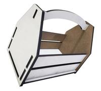SHINEOFI Portable Sublimation Beer Basket Hard Mdf Structure and Rustic Design, Space Saving Beverage Carrier for Picnic, Bbq, and Outdoor Use
