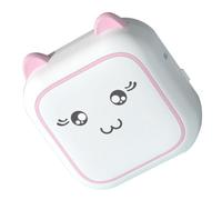 SHINEOFI Portable Wireless Mini Photo Label Printer M5 Pink with Thermal Paper, Compact Pocket Printer for Home and School Use, Compatible with Phone for Instant Photo and Label Printing