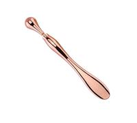 SHINEOFI Portable Zinc Alloy Eye Massage Stick for Women and Ladies Eye Micro Circulation Golden Cream Bar Practical Beauty Supplies for Daily Use