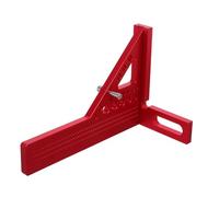 SHINEOFI Precision Multi-angle Aluminum Alloy Woodworking Square with Hidden Pin Accurate Protractor Triangle Ruler for Layout Scribing and Measurement in Carpentry and Engineering