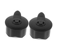 SHINEOFI Pressure Cooker Relief Valves Replacement 2pcs Black Pressure-limiting Valves Steam Release Caps for Multi Cooker Accessories Kitchen Safety Parts
