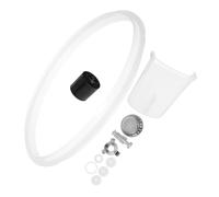 SHINEOFI Pressure Cooker Replacement Parts Float Valve Gasket Sealing Ring Steam Release Valve Anti-Block Cover Precise Pressure Control Enhanced Sealing Easy Maintenance