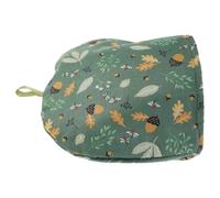 SHINEOFI Printed Cotton Tea Cosy Insulated Kettle Cover Tea Pot Warmer Keeper for Kitchen and Time