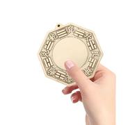 SHINEOFI Pure Copper Feng Shui Bagua Convex Mirror Craft for Home Decoration Exorcise Evil and Attract Luck Traditional Chinese Auspicious Ornament