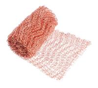 SHINEOFI Pure Copper Mesh Roll 1 Meter Length × 10Cm Width Copper Wire Mesh Filter Screen for Industrial Use and Rodent Proofing in Home and Garden