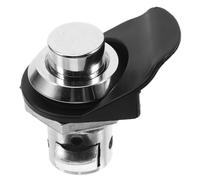 SHINEOFI Push Button Round Head Push to Close Latch Zinc Alloy Chrome Finish Rv Cabinet Latches for Industrial Electrical Box Doors and Marine Furniture