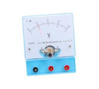 SHINEOFI Push-type Voltmeter Teaching Instrument for School Physics Experiments Plastic Construction Read Scale Accurate Voltage Measurement Tool for Educational Use