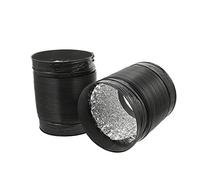 SHINEOFI PVC Aluminum Foil Exhaust Hose Flexible Vent Ducting for Kitchen Cooker Hood Lightweight Durable Easy to Install Reduces Ventilation Resistance