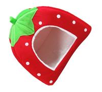 SHINEOFI Rabbit Barber Foldable Cozy Bunny Bed for Small Pets Winter Warm Cages House Hideout for Guinea Pig Ferret Squirrel Cat Hut