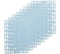 SHINEOFI Rabbit Floor Mat Guinea Pig Accessories Reusable Plastic Nesting Mats Sturdy Non-slip Foot Resting Pads Easy to Clean for Small Animal Cages Indoor Use