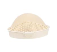 SHINEOFI Rabbit Litter Box Plastic Pet Toilet for Small Animals Fall Bunny Potty Trainer for Cage Supply