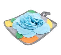 SHINEOFI Rabbit Snuffle Mat Slow Feeding Pad Intelligence for Rabbits Bunny Training Mat Pet Anxiety Relief Blue Suitable for Indoor Use