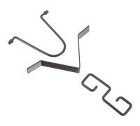SHINEOFI Rain Chain Hooks Metal Iron Adapter 1 Set Fine Workmanship Installation Solution for Garden and Outdoor