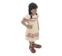 SHINEOFI Realistic Ethnic Girl Figures Model Kit for Diorama Projects Lifelike Miniature People with Detailed Craftsmanship Diverse Cultural Clothing for School DIY and Collectible Displays