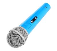 SHINEOFI Realistic Simulation Microphone Model for Lightweight Small Mic Prop for Stage Performance Interview and Presenter Role with Eye-catching Design