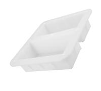 SHINEOFI Rectangular White Plastic Dutch Brick Mold Wearresistant Casting Rowders Plaster Casting Mold with Consistent Dimensions and Versatile Compatibility for Commercial Applications