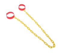 SHINEOFI Red Abs Plastic Traffic Chain Connector Link with Ring Link Structure, Hangable Design and Easy to Store, for Traffic Cone Safety Barriers at Events and Home Use