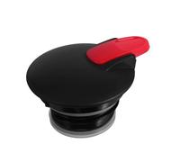 SHINEOFI Replacement Coffee Pot Lid for Hk1500 Hk-2000 Thermal Carafe, Black and Red Plastic Coffee Server Cover, Universal Drink Jug Stopper for Home and Kitchen Use