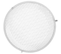 SHINEOFI Reptile Box Iron Lamp Shade Mesh Cover for Basking Bulbs | Metal Mesh, Pet-safe Barrier, Improves Air Flow, Silver Finish, for Ceramic Heating Lamps
