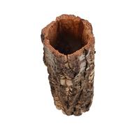 SHINEOFI Reptile Hide Cave with Realistic Tree Hollow Texture Lizard and Tortoise Shelter Stable and Cozy Reptile Hideout for Gecko Snake Hermit Crab Turtle and Spider Terrariums
