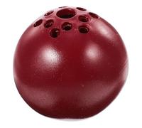 SHINEOFI Resin Multi-Hole Flower Arranging Vase Small Red Tabletop Centerpiece Vase Decorative Pot for Dried Flowers Home Décor