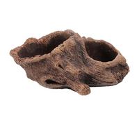 SHINEOFI Retro Cement Planter Pot Imitation Tree Stump Succulent Planter Vintage Indoor Gardening Pot for Small Succulents and Green Plants