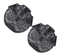 SHINEOFI Reusable Crawfish Trap Fishing Mesh 2pcs Plastic Portable with 3 Holes Suitable for Eel Lobster River Use