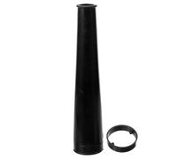 SHINEOFI Rubber Blower Tube Extension Hose for Air Blower Wear-Resistant Replacement Pipe for Debris Clearing Suitable for Construction and Industrial Use