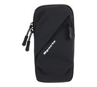 SHINEOFI Running Oxford, Arm Use and Polyester Cloth Convenient Black Armband Phone Holder Bag with Double Zipper Sleeve Travel and Shopping
