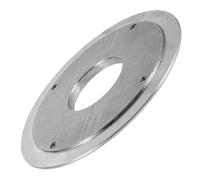 SHINEOFI Rv Drain Valve Flange for Motorhome Sewer System, Heavy Duty Metal with 4 Bolt Holes, Quick Installation and Removal, Prevents Sewage Leaks, Suitable for Caravan Waste Water Outlet