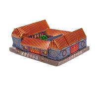 SHINEOFI Sacrificial Crafts Decor Paper House Set for Ancestor Worship Creative Role-play Ghost Paper Villa Decoration for Traditional Funeral and Qingming Festival Supplies