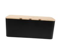 SHINEOFI Safe Cable Management Box for Power Strips and Wires with Smooth Edges and Rounded Shape, Cord Organizer to Reduce Mess and Prevent Slipping, for Office and Floor Use