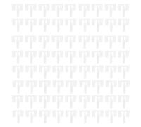 SHINEOFI Safety Plug Covers, 100 Pcs White Plastic Socket Covers with Reliable Safety Protection for Electrical Outlets in Offices and Hotels