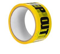 SHINEOFI Safety Stripes Tape Roll Yellow 98.43Ft X 1.89In Self Adhesive Warning Tape for Floors Walls Equipment Handling Inoperative Machinery Durable Barrier