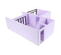 SHINEOFI Scale DIY Architectural House Building Model Kit Unfinished Construction for Crafting Enthusiasts and Learning Detailed Sectional Apartment Visualization Tool
