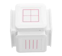 SHINEOFI Self-Inking Handwriting Stamp for Line Tianzige Rice Squares for English Chinese Math Practice Clear Imprint Portable Classroom Tool for Preschool and Elementary