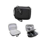 SHINEOFI Shockproof EVA Hard Drive Bag for Power Bank Portable External Charger Storage Case with Security Strap Compact Travel Organizer Black