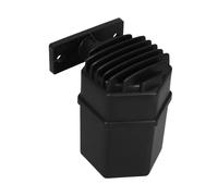 SHINEOFI Silence Filter Air Filter Air Pump Muffler Black Plastic