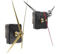 SHINEOFI Silent Clock Movement DIY Clock Movement Quartz Plastic Black Bedroom Restaurant Repair Kit