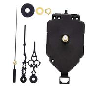 SHINEOFI Silent Quartz Clock Movement DIY Wall Clock Mechanism Repair Parts with Shaft and Thread High Precision Swinging Pendulum Compatible for Retro Replacement