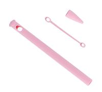SHINEOFI Silica Gel Case for 1st-gen Stylus with Pig Nose Pattern, Protective Cover Compatible with Digital Pencil, Soft Pink Sleeve for Stylus Accessories, for Tablet Users