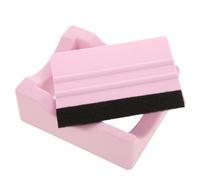 SHINEOFI Silicone Cup Cradle for Crafting with Vinyl Squeegee, Reusable Small Pink Cup Holder Set for DIY Tumbler Decal Application and Indoor Home Use